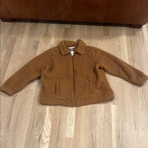 CJ Banks Women's Tan Puffer Jacket